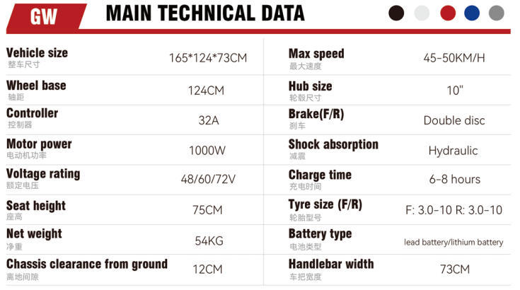 M9-S Electric Motorcycle High Power Electric Scooter High Speed