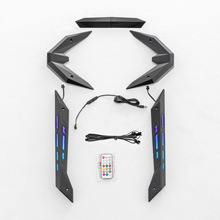 工厂现货批发ABS电竞桌电脑桌升降桌配件RGB桌面001铠甲家具