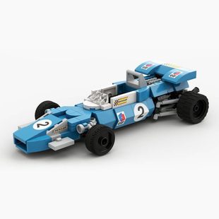 Building Blocks Cross-Border Moc-56793 1/27 Scale 60S 4-Card Racing Series Building Block Set 656