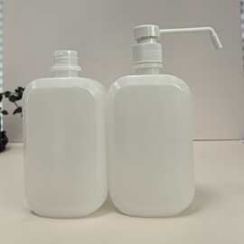 厂家供应500ml免洗消毒剂瓶喷雾两用瓶四方瓶长杆凝胶瓶