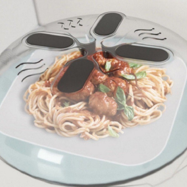 电子レンジスプラッシュ防止カバーホバーカバーこぼれ防止カバーマグネット冷蔵库カバープラスチック加热カバーホバーカバー|undefined