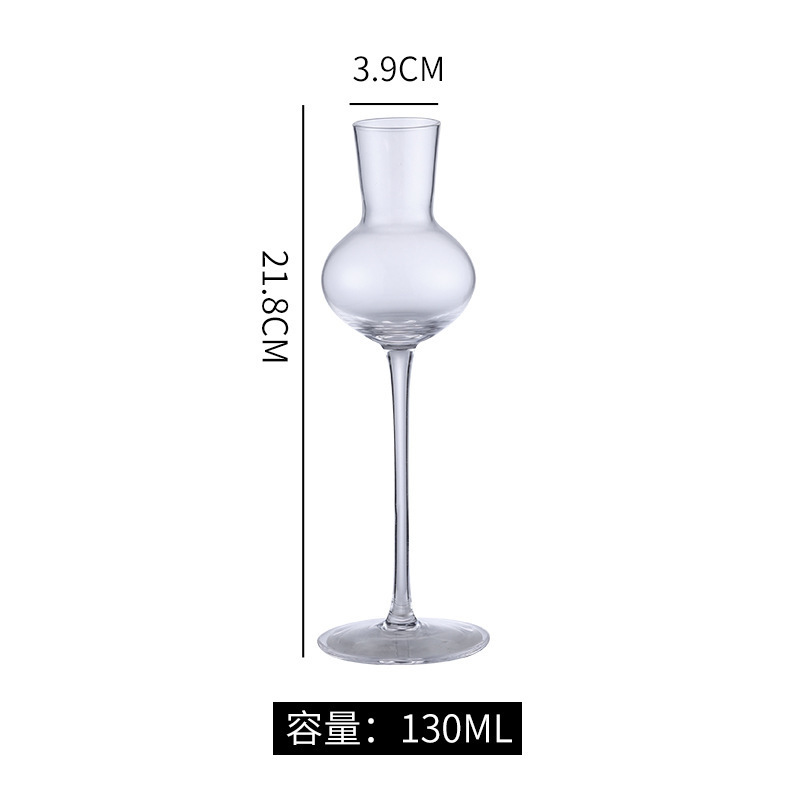 Copa de champán de cristal con boca inclinada Jinbaijia, copa de degustación de aromas para hotel, copa de vino tinto, copa de vino