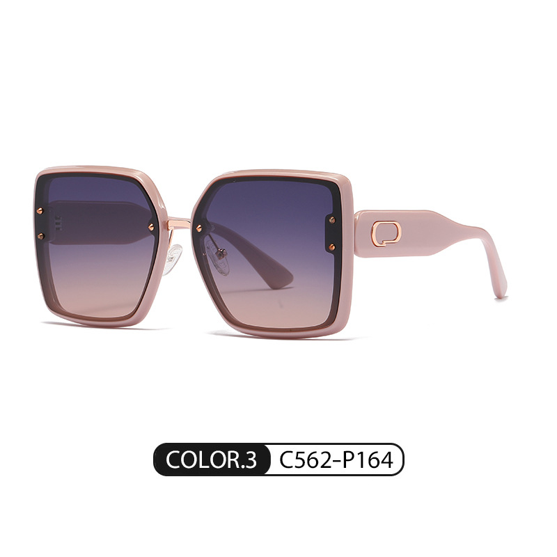 Gafas de sol nuevas en stock, gafas de sol polarizadas con montura cuadrada a la moda TJ715, gafas de sol TR ultraligeras de estilo urbano de celebridades de internet europeas y americanas