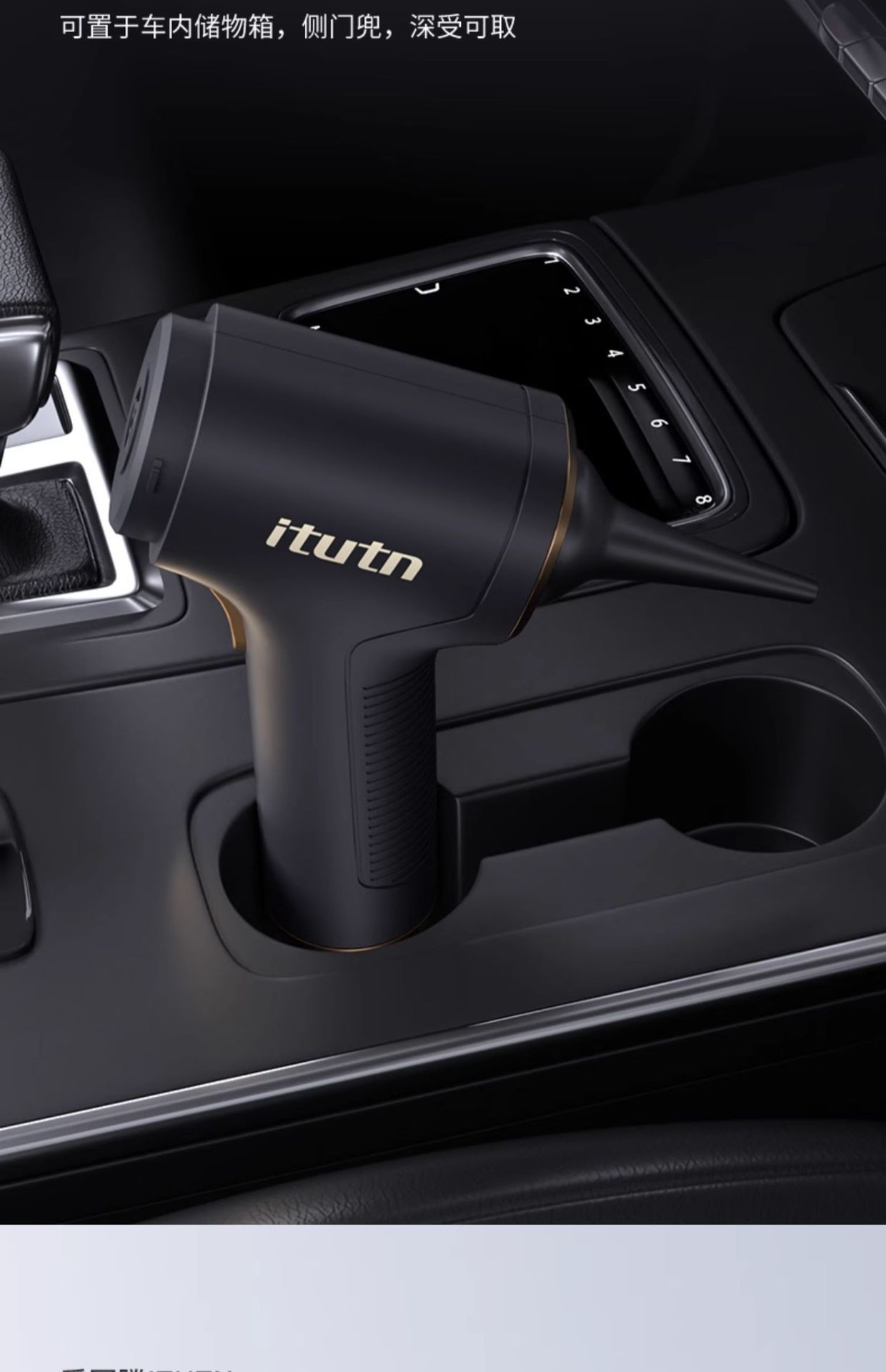 Handheld car vacuum cleaner, small size, high suction power, wireless, mini, dual-use for blowing and vacuuming, powerful and high-powered