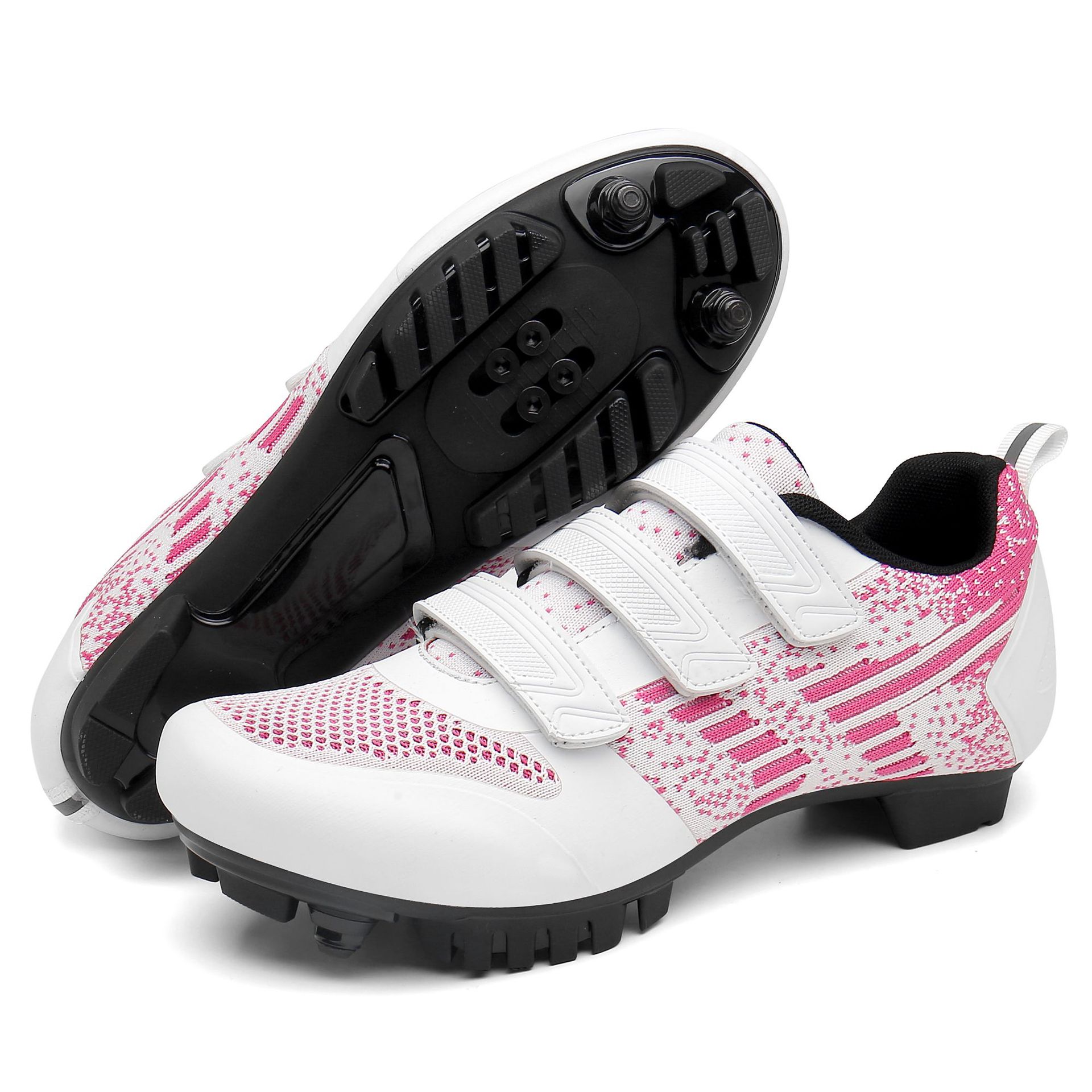 2022年新款飛織公路山地自行車騎行鞋自鎖助力透氣cycling shoes