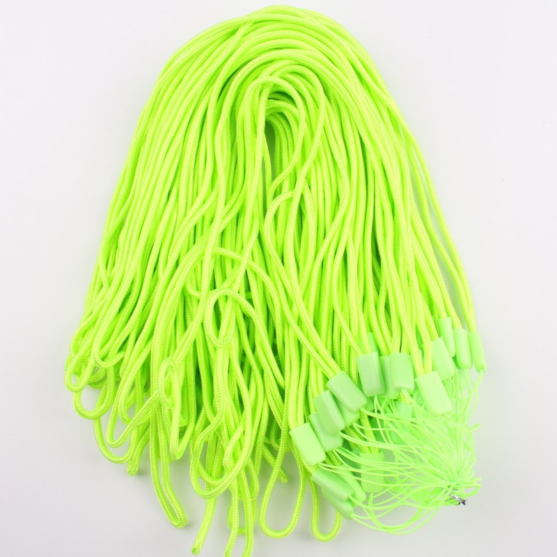 Handheld air fan, green strap, 50 pieces