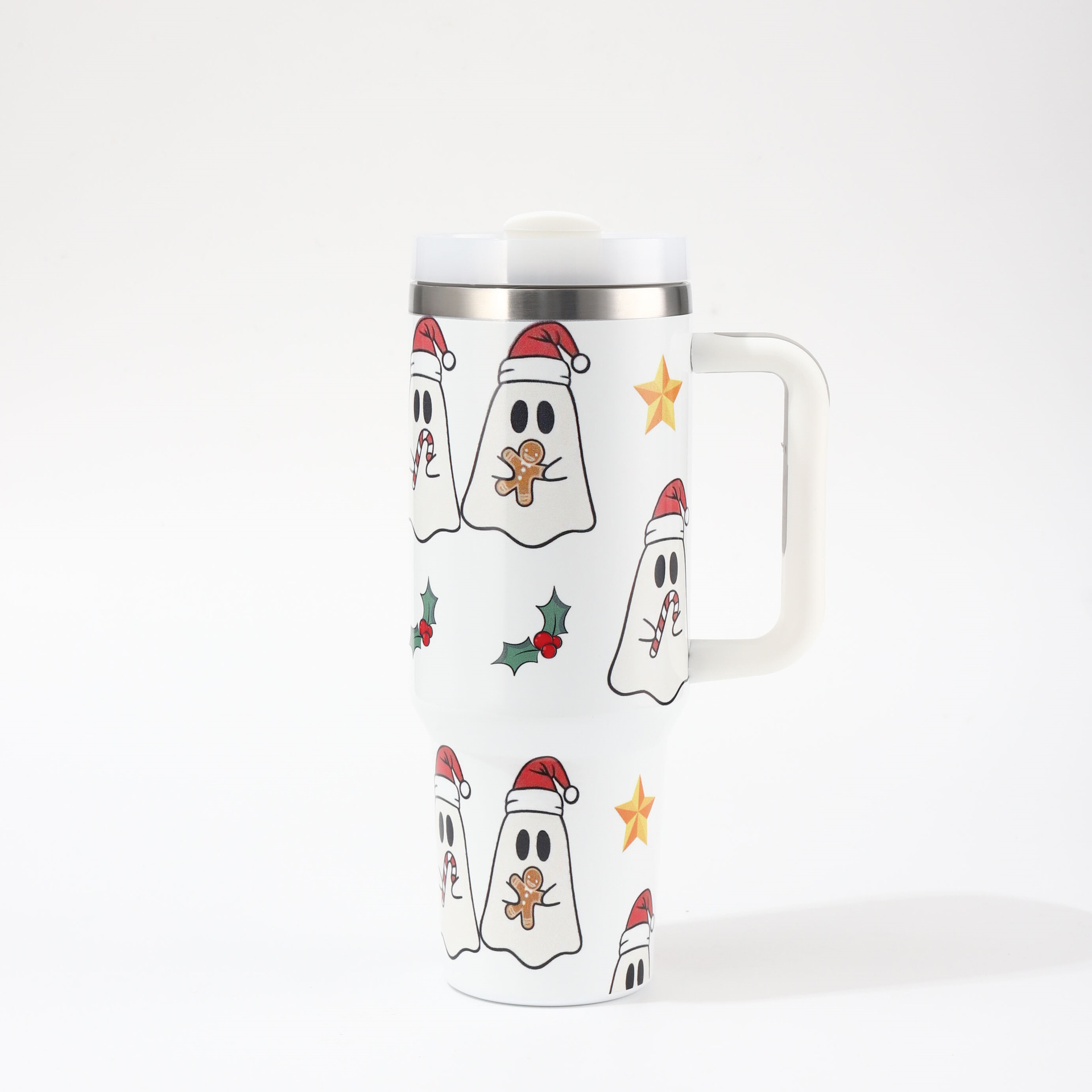 Pintura por pulverización de plástico de acero inoxidable 30oz taza de automóvil manejo de automóvil taza de aislamiento de vacío de doble capa taza de cerveza de aislamiento de frío