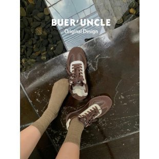 增高系带阿甘德训鞋女2025秋季韩版百搭复古拼色软底运动休闲板鞋|undefined