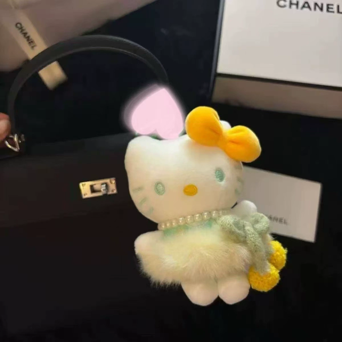 Плюшевый брелок (Sanrio) Hello Kitty, плюшевая кукла-талисман, размеры 10–16 см