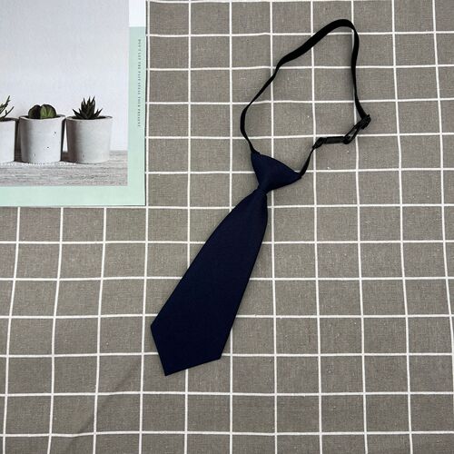 Wholesale children's tie ammonia cotton matte candy color small tie ins Japanese Korean version solid color black student men and women