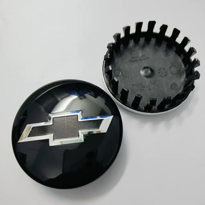 Suitable for Chevrolet GMC wheel hub cover 22837060 83mm 3.25 "RV pickup wheel hub cover (Hub cover) - black-black-label-83mm