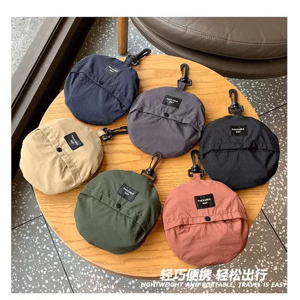 Summer fisherman hat women's sunscreen sun hat men's outdoor foldable storage waterproof quick-drying sun hat