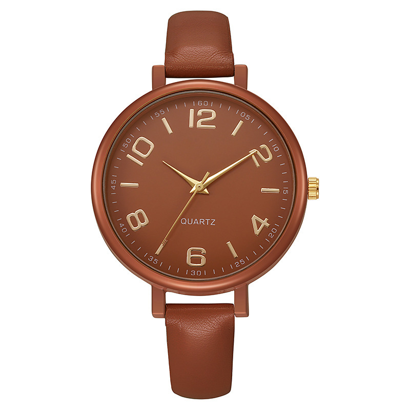 Reloj de cinturón fino para mujer casual retro, elegante, clásico, sentido digital, temperamento de nicho, reloj de cuarzo para estudiantes