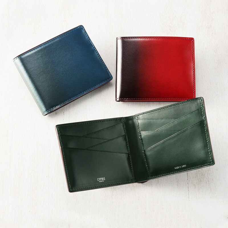 Letian hot selling men's two-fold vegetable tanned leather wallet Amazon multi-function cross card position anti-theft brush wallet