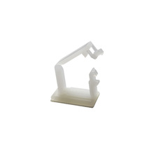 電線可調式固定線夾 電纜整理固定座線扣 網線排線尼龍布線線卡