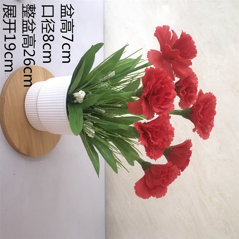 Pequeña imitación de flores falsas decoraciones de sala de estar decoración de mesa de té flores de plástico mano flores falsas plantas decoraciones