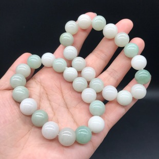 Inner Mongolia She Taicui Single Circle Bracelet Ice Transparent Plus Green She Taicui Bracelet Bracelet Bracelet Jade Jewelry Large Cong