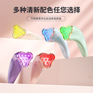 Red and Blue LED Colorful Light Therapy Instrument Skin Care Acne and Wrinkle Removal Handheld Portable LED Beauty and Physiotherapy Lamp