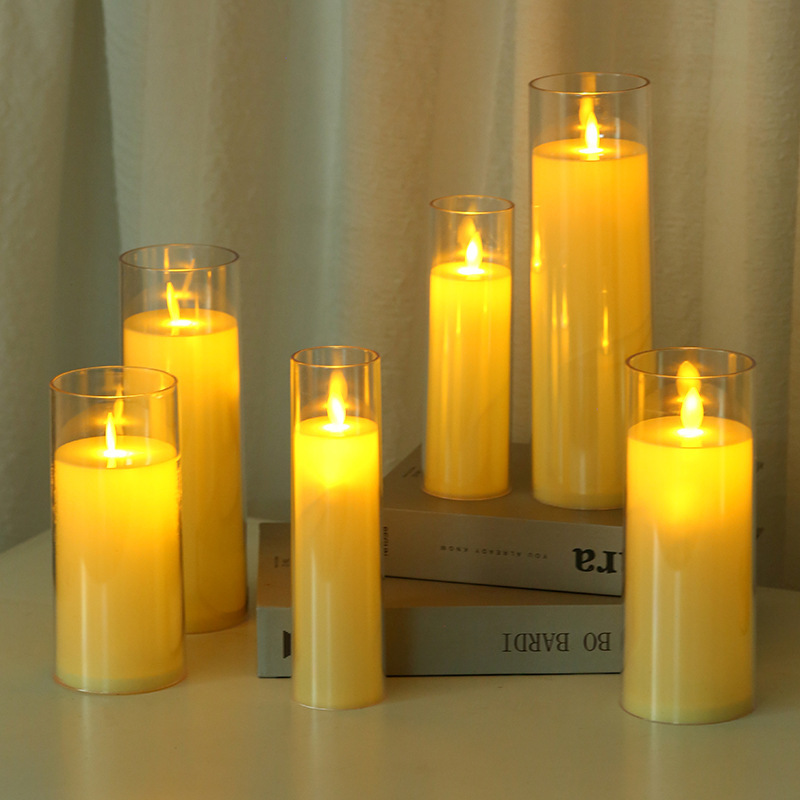 Acrylic Cup Glass Digital Candle Birthday Party Party Candle Light Romantic Atmosphere Light Christmas Halloween Candle Acrylic Cup Glass Digital Candle Birthday Party Party Candle Light Romantic Atmosphere Light Christmas Halloween Candle