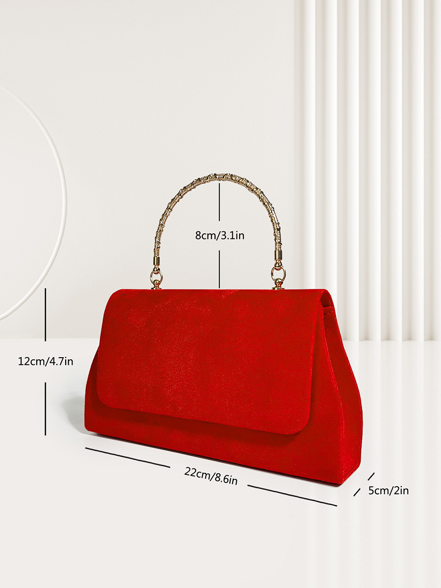 Sac de soirée pour femme en daim de haute qualité, sac à main élégant pour dame, sac de mariée_voghion.com