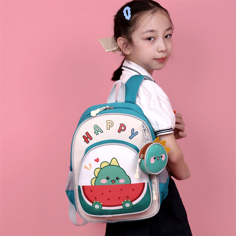 Bolsos de niños mochila de jardín de infantes mochila de dibujos animados mochila de dos piezas de impresión encantadora mochila infantil