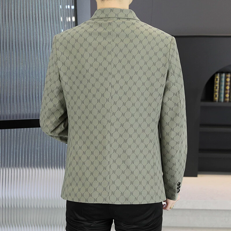 Spring jacket, black set, trend of season, slim fit