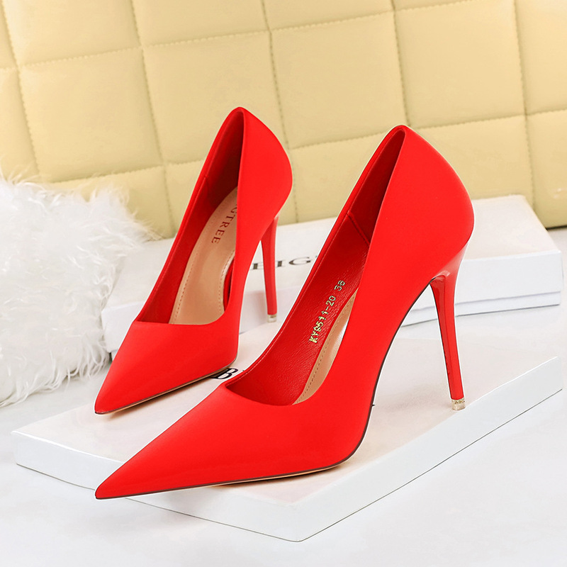 18249-2 Korean Style Fashionable Pedicure, Delicate and Slimming Look High Heels, Stiletto Heels, Super High Heels, Silks and Satins Shallow Mouth Pointed Toe Shoes 18249-2 Korean Style Fashionable Pedicure, Delicate and Slimming Look High Heels, Stiletto Heels, Super High Heels, Silks and Satins Shallow Mouth Pointed Toe Shoes