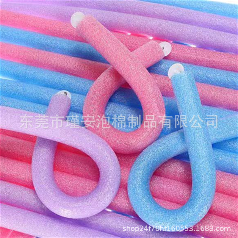 厂家直发 万能烫发卷卷发杠泡棉发卷棒海绵卷发器 珍珠棉泡沫卷发