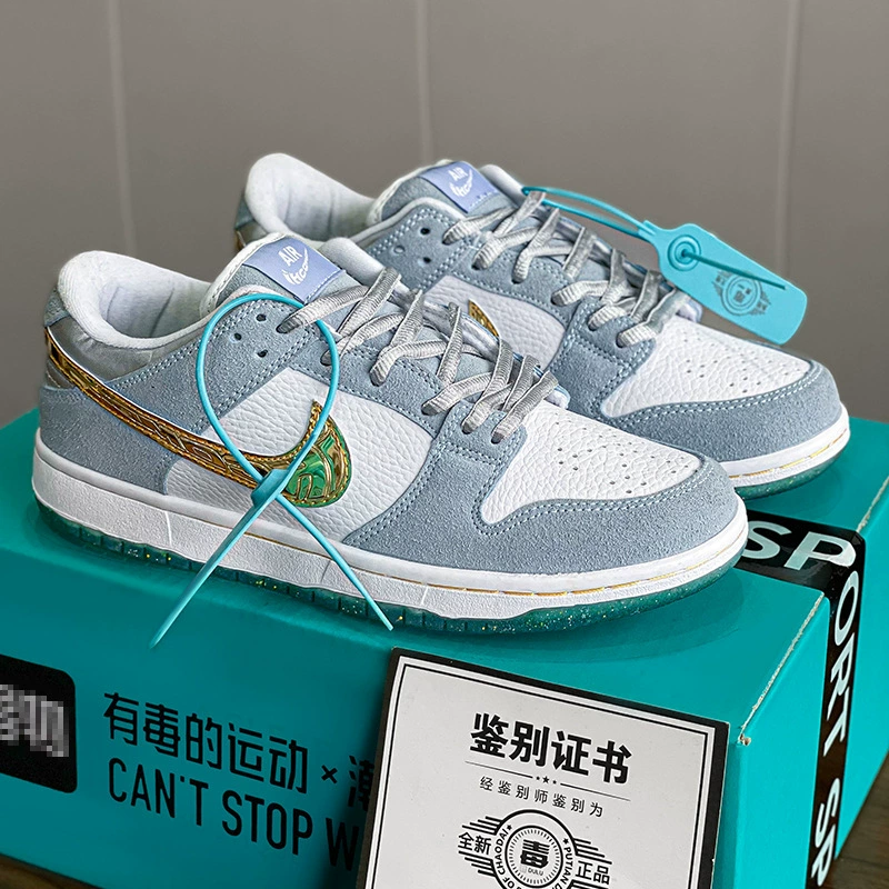 Строго отбираются мужские обувь Putian Direct Sales AJ Низкие Dunk Air Force № 1 Обувь Зеленое яблоко SB Большой Юянг низкие женские