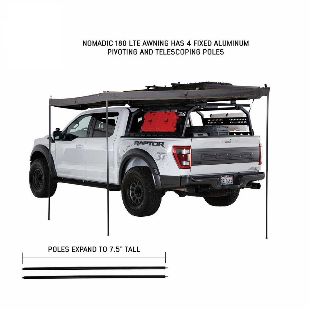 Outdoor self-driving camping equipment this car 270-degree car side canopy portable quick-opening sunshade canopy camp tent