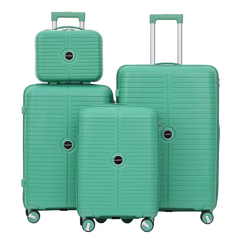 Foreign trade new trolley case large size large capacity mute universal wheel luggage PP material luggage Foreign trade new trolley case large size large capacity mute universal wheel luggage PP material luggage