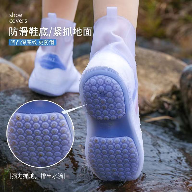 EVA Waterproof Boots Slip-Resistant Rain Boots Waterproof Boots with TPE Waterproof Rain Boot Covers for Men and Women Bulk