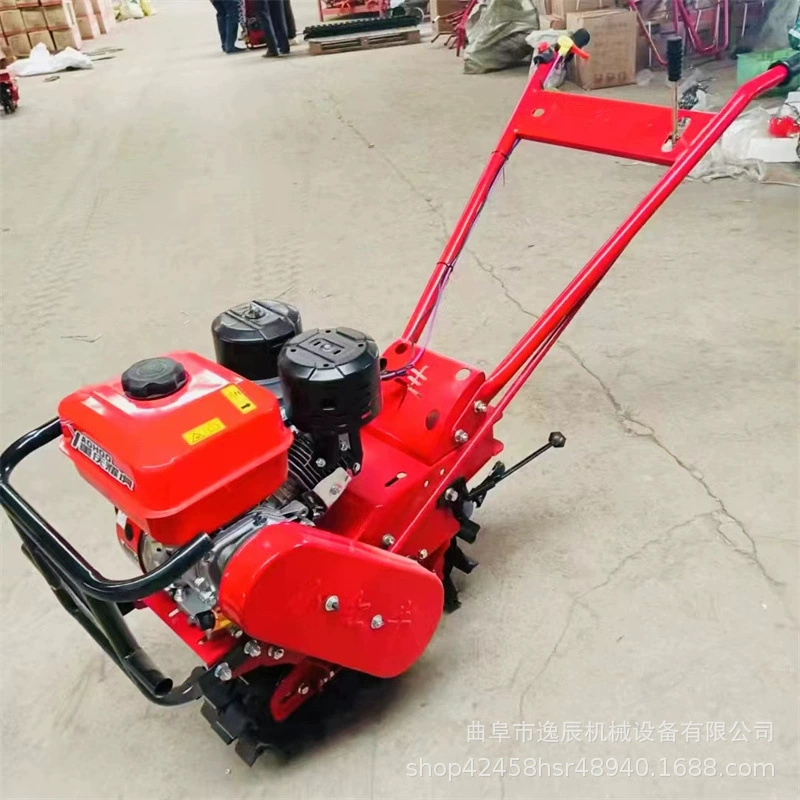 Сельскохозяйственная четырехколесная тележка бензиновая цепная дорожная машина для посева