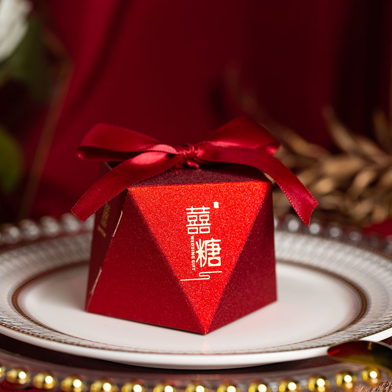 Wedding Creative Personalized Diamond Candy Packaging Wedding Candy Box Gift Box Wedding Supplies Manufacturer Wholesale