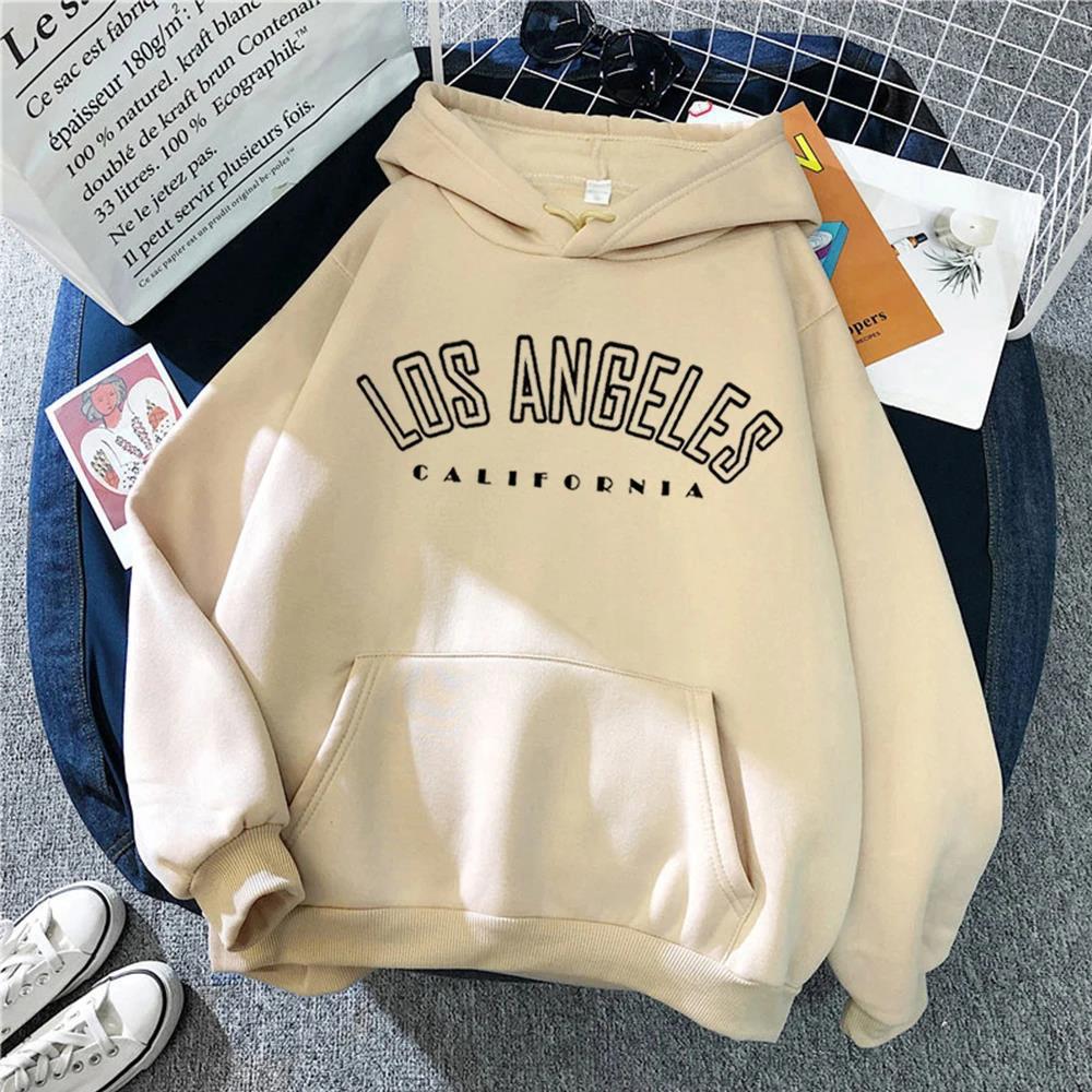 LOS AAGELES Logo Sweatshirt Fashion Letter Print Hoodie Unis