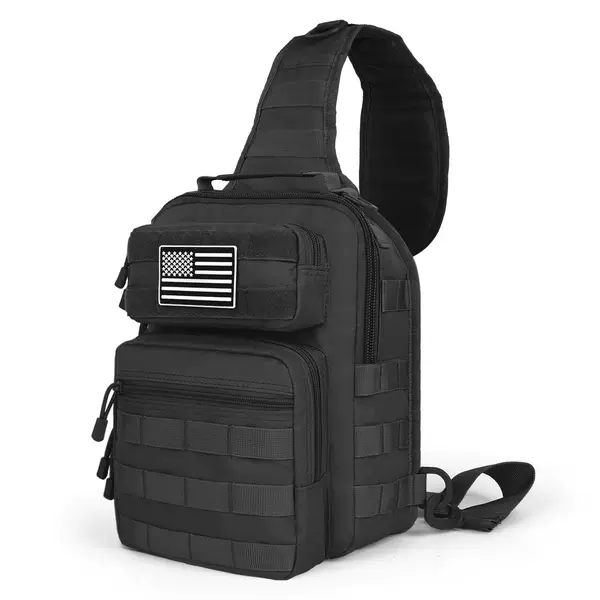 Amazon Cycling Bag Outdoor Camouflage Outdoor Sports Chest Bag Shoulder Crossbody Bag Large Tactical Chest Bag