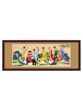 ♡批发琴棋书画十字绣红楼梦十二金钗客厅大幅古代名画手工2023