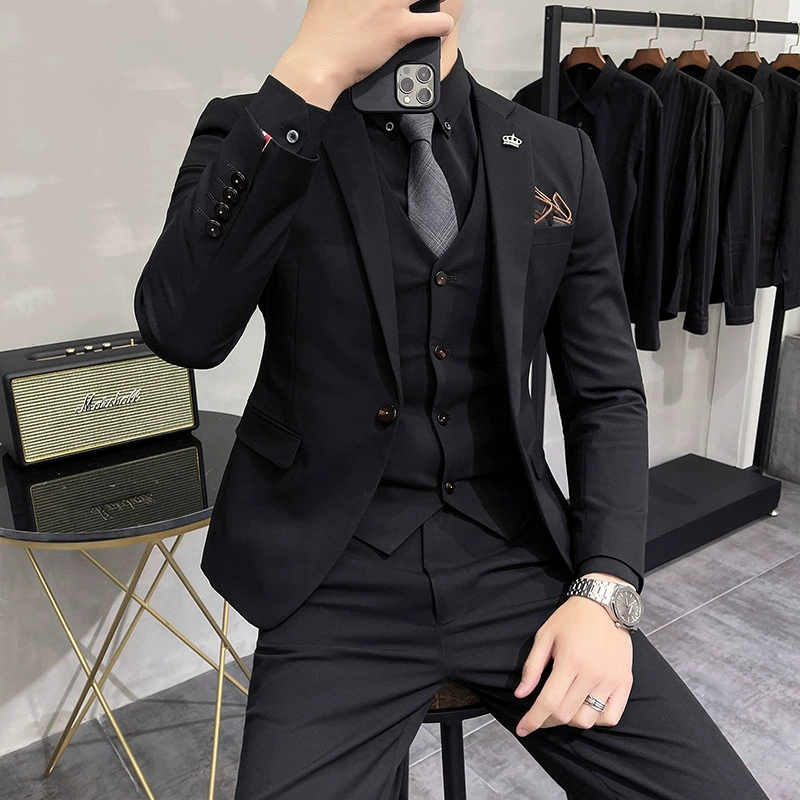 Suit, set, 2023, 3 piece set