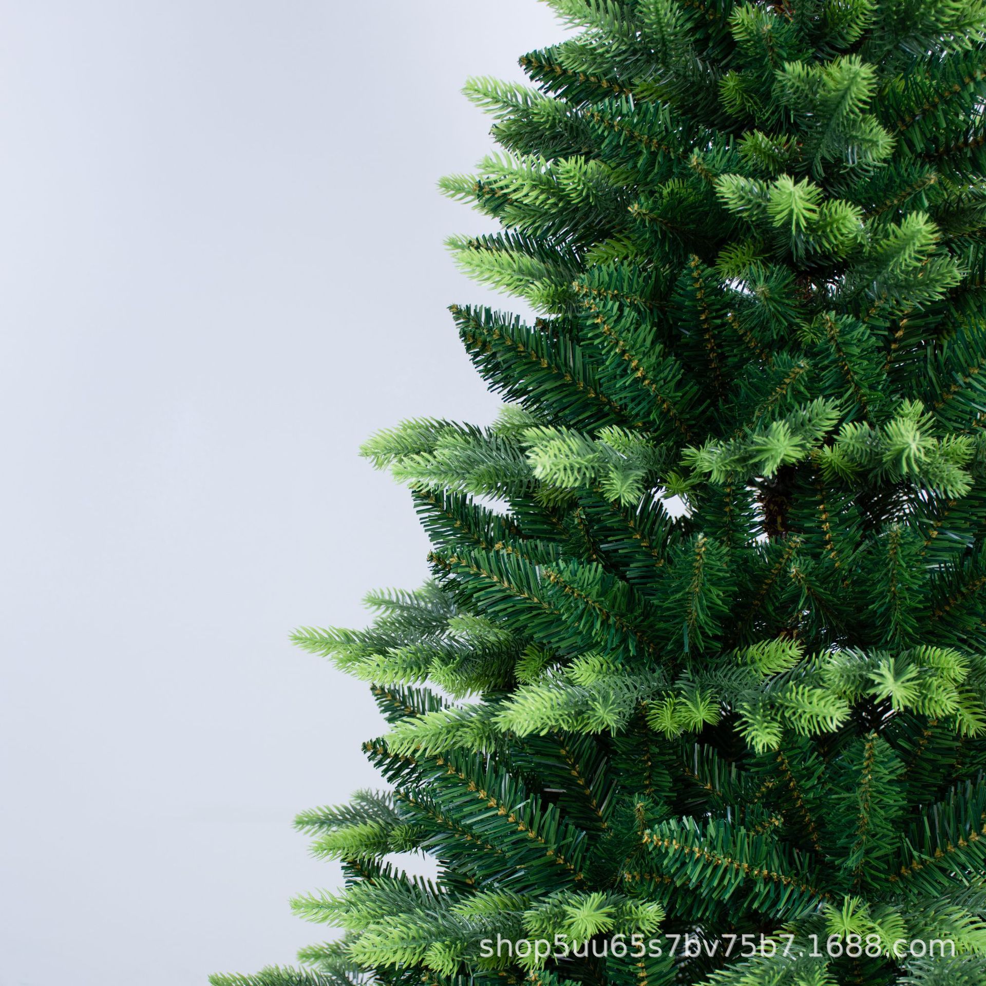 Nuevo árbol de Navidad tierno PE agudo árbol de Navidad grande decoración árbol de simulación verde cifrado árbol de Navidad automático