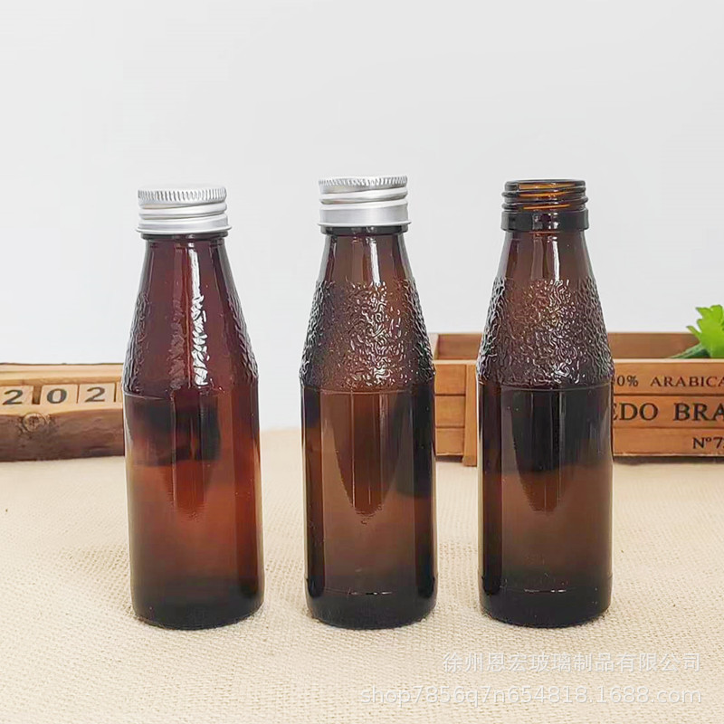 茶色口服液瓶100ml棕色酵素瓶玻璃蛋白肽瓶避光糖浆瓶保健品瓶|undefined