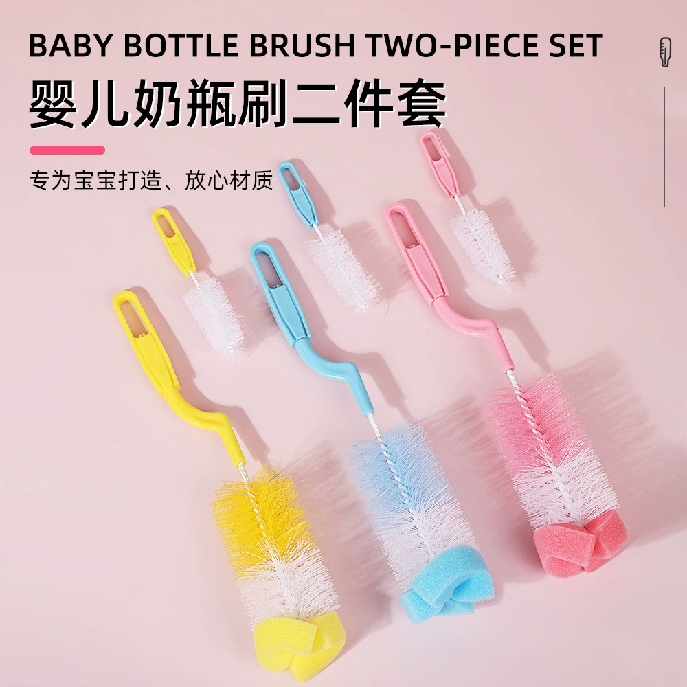 Щетка для детских бутылочек, сосок и трубочек, с длинной ручкой, из пластика, разных размеров, для чистки детских бутылочек и поильников.
