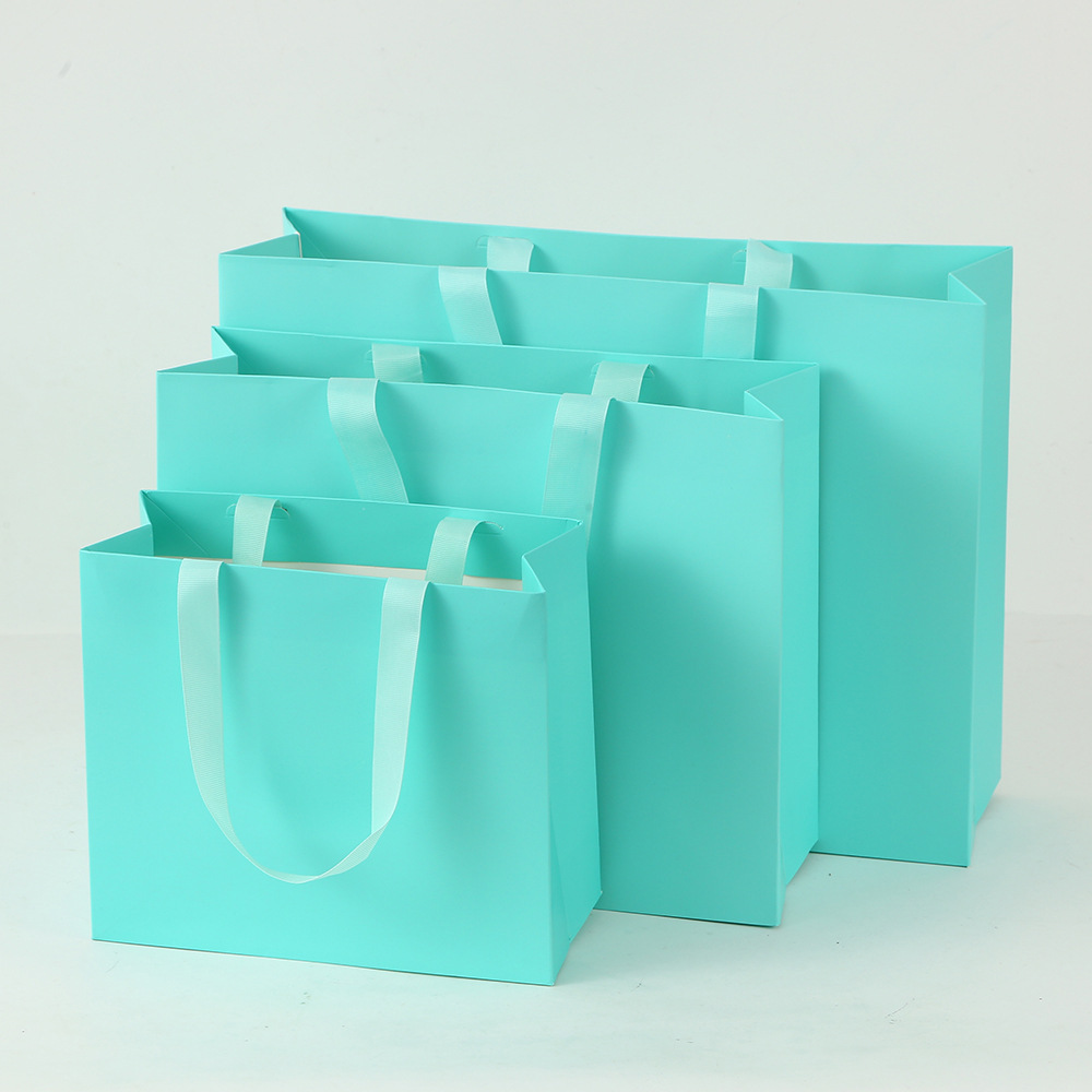 Bolsas de mano sin cintura, bolsas de papel de cartón blanco, bolsas de regalo, bolsas de regalo, bolsas de compras al por mayor