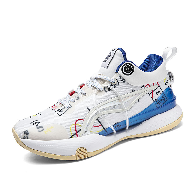Flash 8 zapatos de baloncesto masculino y femenino respirables antideslizantes desgaste entrenamiento de estudiantes zapatos de baloncesto zapatos deportivos juveniles