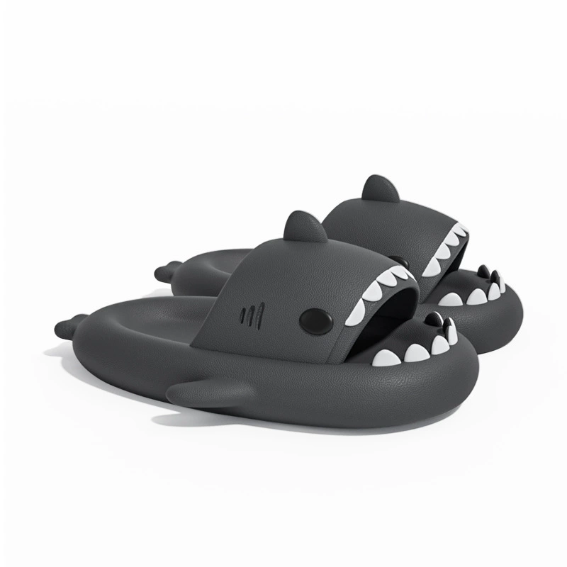 Летние шлепанцы Shark — второе поколение противоскользящей платформы, размеры для детей и взрослых