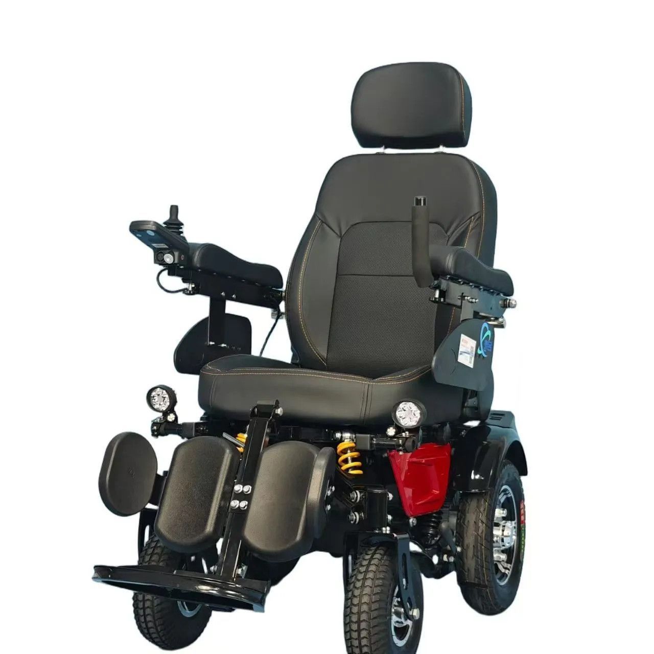 Taihe Black Cyclone segunda generación de silla de ruedas eléctrica de lujo para personas mayores con discapacidad, scooter inteligente de amortiguación independiente
