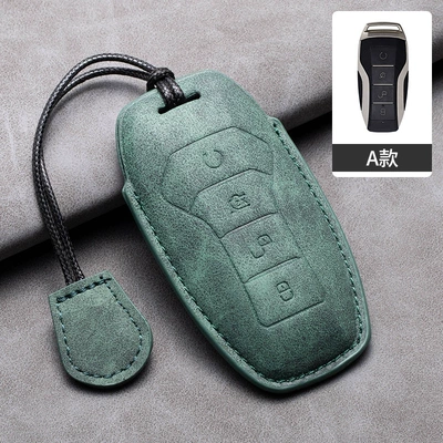 Car key bag – Seal 06 Five-Key Gt Sea - byd-model-a-green-cover-hand-strap