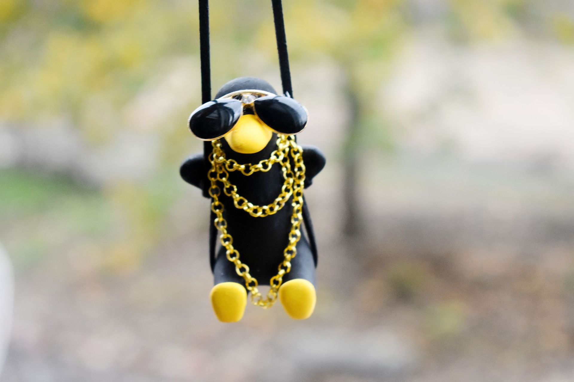 Cross-Border Car Hanging Ornaments Swing Duck Car Hanging Decoration Car Essential Supplies Car Interior Accessories