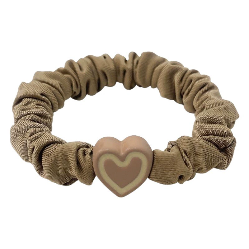 Молочно-коричневый Любовь тонкого кишечника кольцо простой высокоэластичный женский головной убор конский хвост прочный Джокер Угри веревка оптом