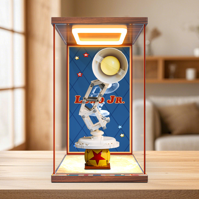 Suitable for Ideas Dinini Pixar Small Table Lamp 21357 Building Block Model Acrylic Lighting Hd Storage Box Suitable for Ideas Dinini Pixar Small Table Lamp 21357 Building Block Model Acrylic Lighting Hd Storage Box
