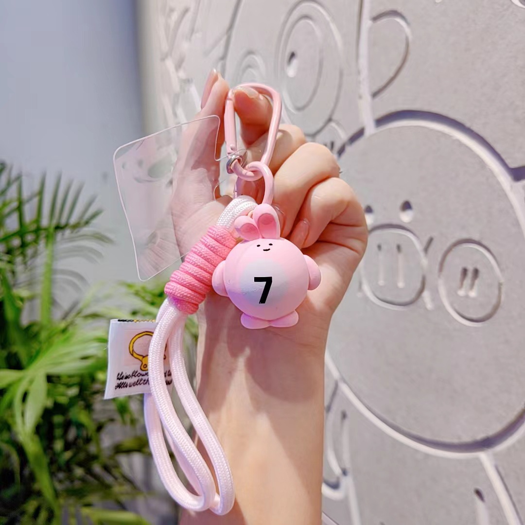 Original lindos billar animal personalidad simple llavero de automóvil bolsos para hombres y mujeres hermosos colgantes al por mayor